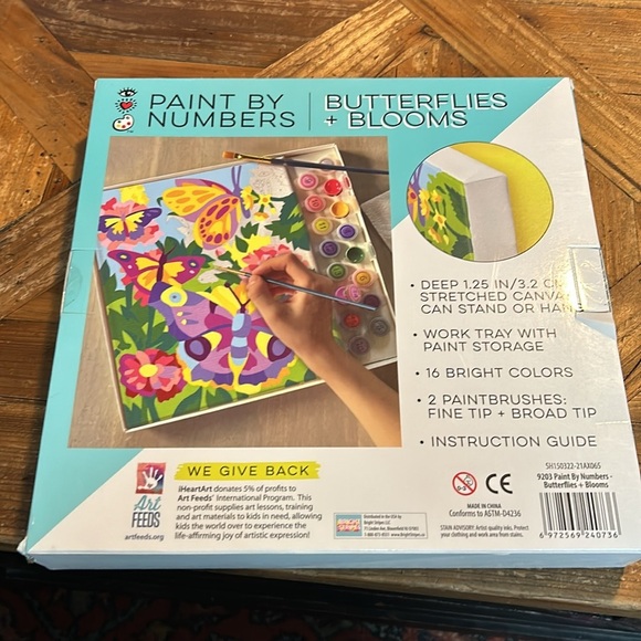 Paint by Numbers Butterflies & Bloom - Picture 2 of 2